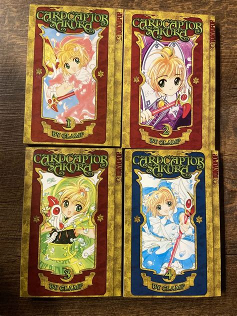 NEW Cardcaptor Sakura By Clamp Manga Vol 1 4 English RARE OOP TokyoPop