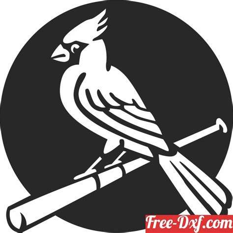 Download Baseball St Louis Cardinals Logo Dxf Wlxhk High Quality