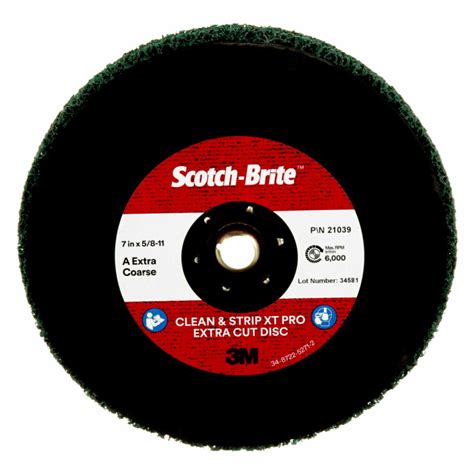 Scotch Brite Clean And Strip Xt Pro Extra Cut Disc Tn A Xcs Quick