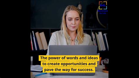 Harnessing the Transformative Power of Words and Ideas - YouTube
