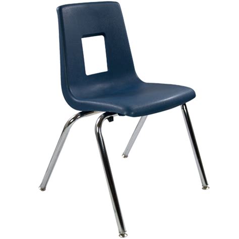 Advantage 18 In Navy Student Stack School Chair Stackable Student Chairs