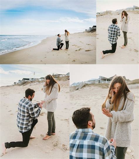 Virginia Beach Photographer Surprise Beach Proposal Engagment Photographers Norfolk Chesapeake