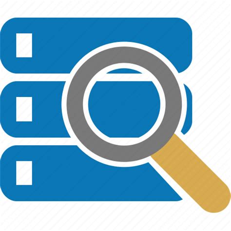 Data Databank Database Explore Search View Icon