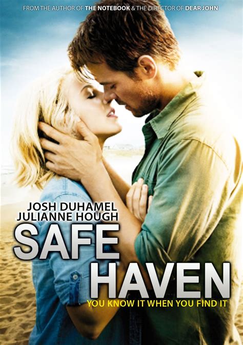 ~ nicholas sparks gives us love, romance and sometimes (well usually) tears. Safe Haven ☆ GREAT STORY!!! Inspired me to make my getaway ...