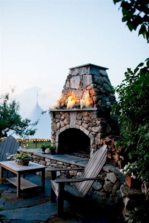 Ultimate Backyard Fireplace Sets The Outdoor Scene Home To Z Outdoor Outdoor Fireplace