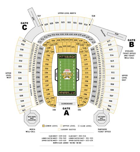 Steelers Heinz Field Seating Chart 2013 Steelers Season Ticket Cost