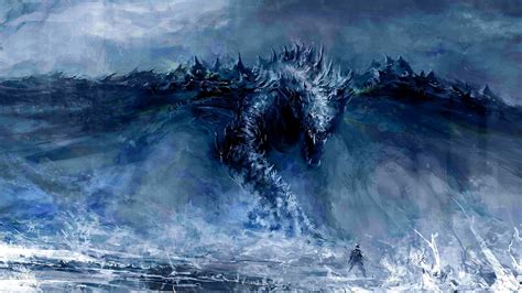 Dragon Fantasy Art Artwork Blue Wallpapers Hd Desktop And Mobile