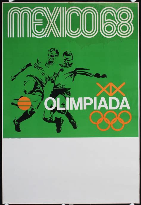 original sport poster mexico 1968 olympics gymnastics lance wyman ph