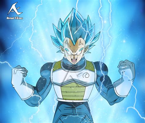 Vegeta is lured to the planet new vegeta by a group of saiyan survivors in hopes that he will be the king of their new planet. Vegeta Super Saiyan Blue ( SSB ) by AhmadEdrees on DeviantArt