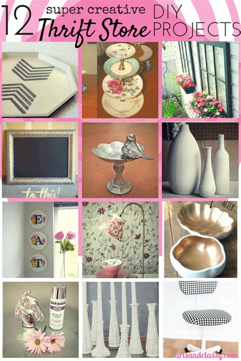 12 creative thrift store diy art and decor projects arts and classy