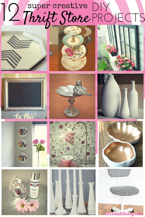 10 easy thrift store makeover ideas you'll love. 12 Creative Thrift Store DIY Art & Decor Projects | Arts ...