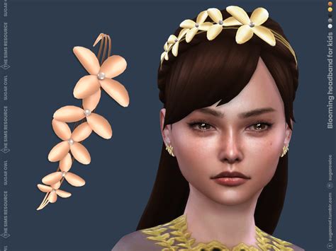 Blooming Headband By Sugar Owl At Tsr Sims 4 Updates