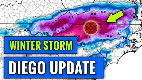 Major Winter Storm Diego Forecast Update 12 8 Thru 12 9 Youtube