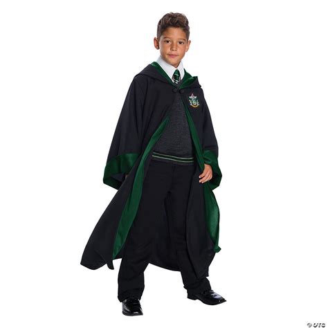 Kids Harry Potter Deluxe Slytherin Costume Kit Halloween Express