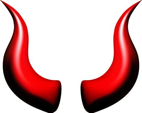 Set Of Red Demon Or Devil Hornshalloween And Carnival Symbolevil