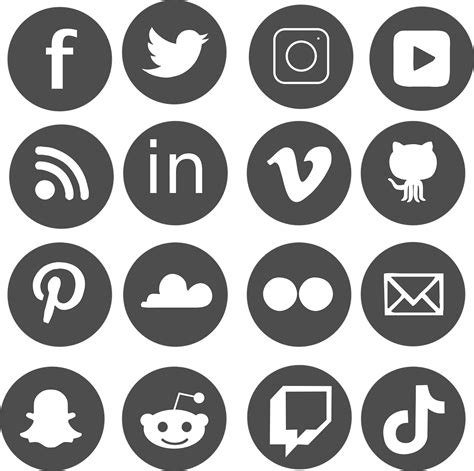 소셜 미디어 아이콘 세트 페이스북 Pixabay의 무료 벡터 그래픽 Pixabay