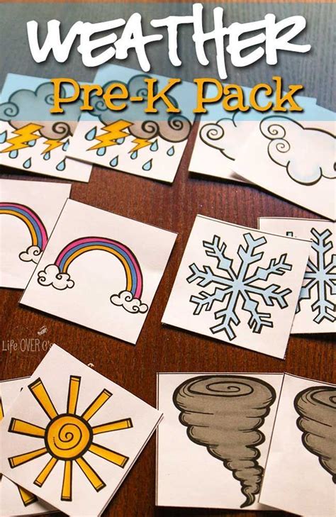 Free Printable Weather Pre K Pack Weather Crafts Preschool Weather
