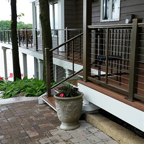There are so many aluminum railing systems available. Cable railing system provides safety, unobstructed views ...