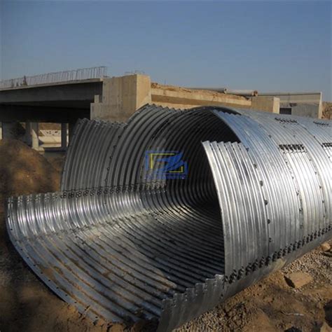 Galvanized Steel Culvert Assembled By Plates China Galvanized Steel