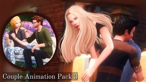 Thesims Thesims4 The Sims 4 Custom Couple Animation Pose Pack 3 Youtube