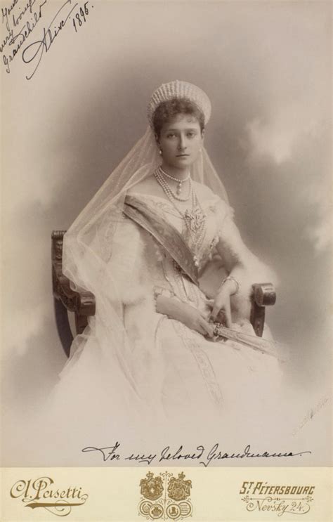 Alexandra Feodorovna Empress Of Russia 1872 1918 1896 Romanov