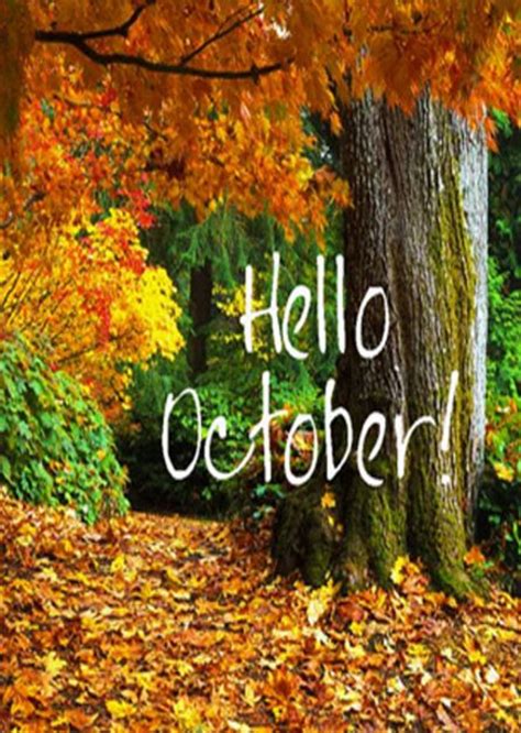 Hello October Hello October Hello October Images October Wallpaper