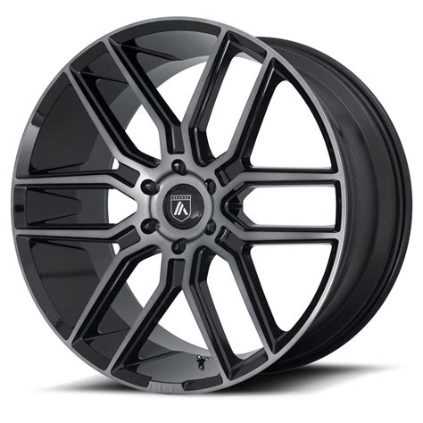 Asanti Wheels Abl 28 Baron Gloss Black Gray Tint Wheelplususa