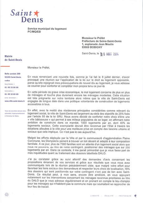 lettre de relance pour une demande de logement - Paperblog