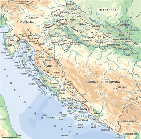 Karta Crne Gore Gradovi Najljepse Turisticke Destinacije U Crnoj Gori