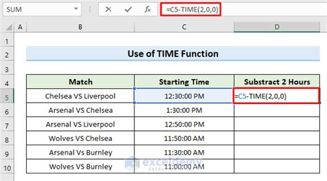 How To Subtract Hours From Time In Excel 2 Easy Ways Exceldemy