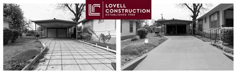 Residential Concrete Driveway Renovation Lovell Construction Group