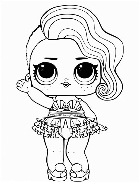 Lol Dolls Coloring Pages With Color Coloring Pages