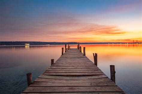 Lake Dock Night Stock Photos Pictures And Royalty Free Images Istock