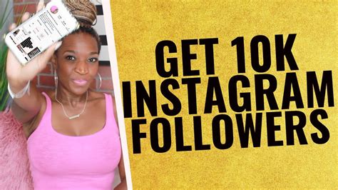 How To Get 10k Instagram Followers Youtube