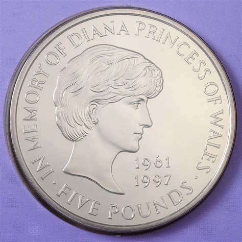 Bu 1999 Princess Diana £5 In Original Folder The Britannia Coin Company