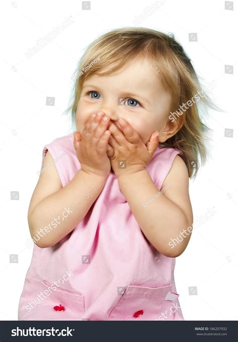 Little Girl Making Funny Face Stock Photo 186207932 Shutterstock