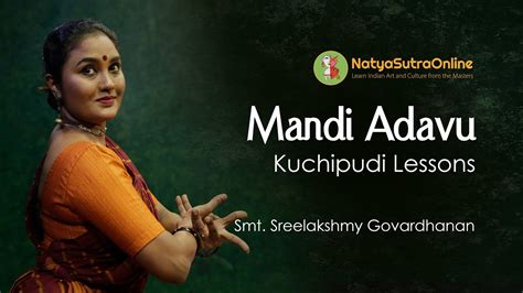 Learn Mandi Adavu In Kuchipudi Dance Lessons For Beginners By Smt Sreelakshmy Govardhanan