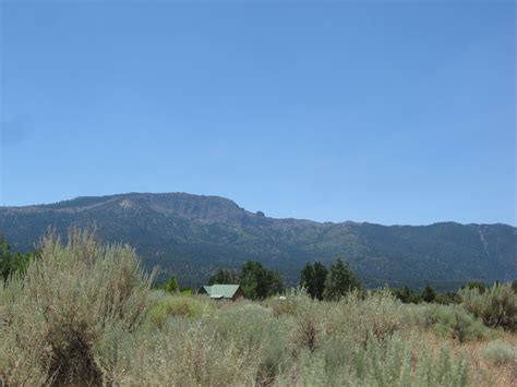 View Of Mount Thompson From Our Old Ranch Near Janesville California
