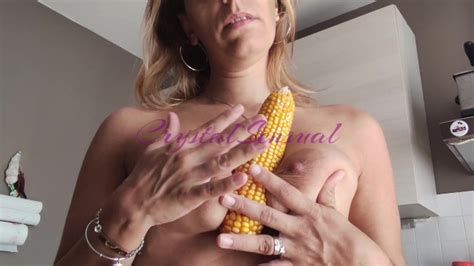 crystal suffers fucking her pussy with a corn cob xxx mobile porno videos and movies iporntv