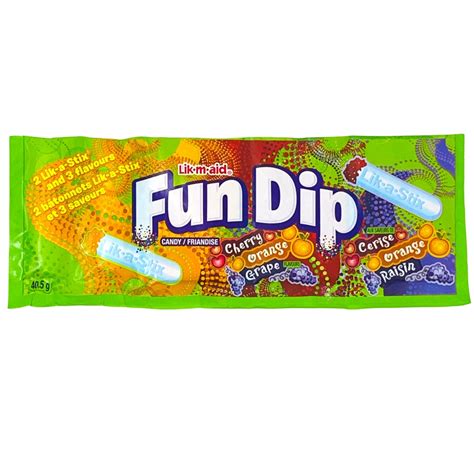 Fun Dip Lik M Aid Orange Cherry Grape Wonka Candy Candy Funhouse Ca