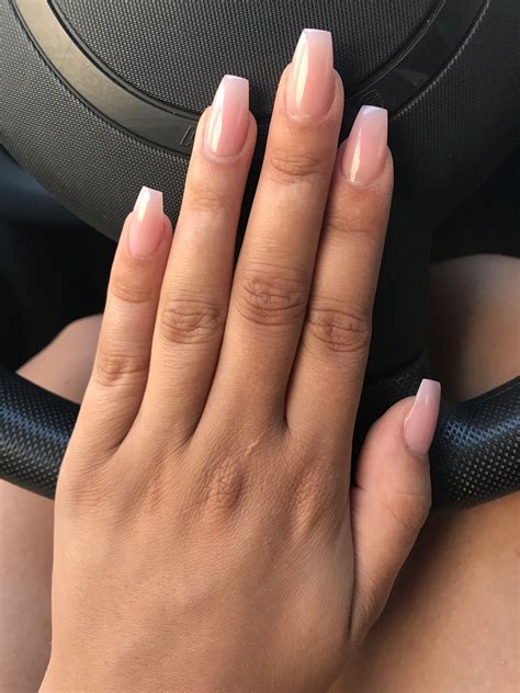 Natural square gel nails | Square gel nails, Gel nails, Nail shapes