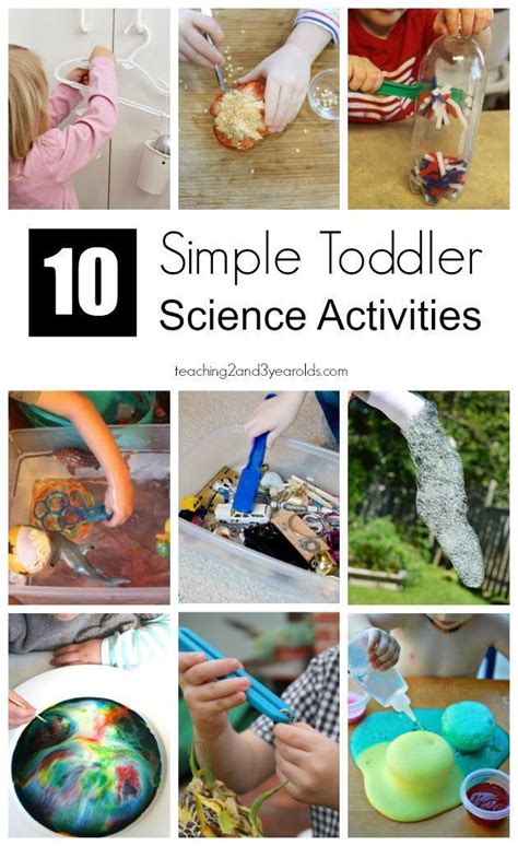 10 Simple Toddler Science Activities For Home Or Classroom Science