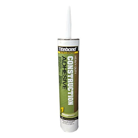 Titebond tongue & groove glue. Titebond Solvent Free Construction Adhesive - 10.5oz