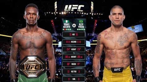 Israel Adesanya Vs Alex Pereira 3 Full Fight Ufc281 Adesanya Vs