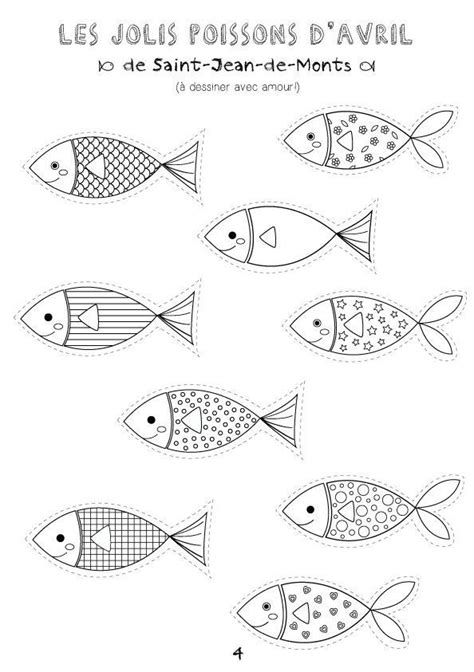 Printable ☼ Coloriages Poissons Davril ☼ Créamalice Diy For Kids