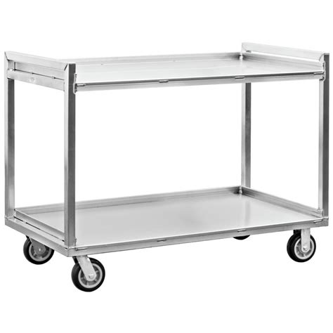 Business And Industrial 2 Shelf Steel Cart Tool Storage Full Frame Heavy