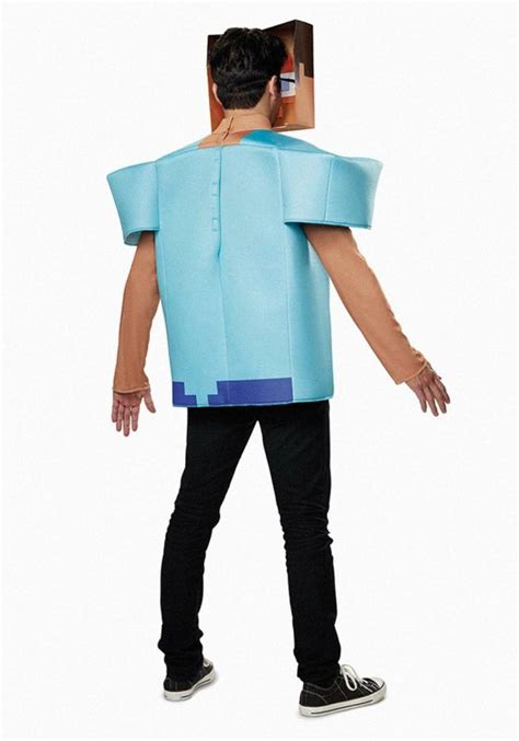 Minecraft Steve Adult Costume Mens Video Game Costumes ~ Wee Costumes