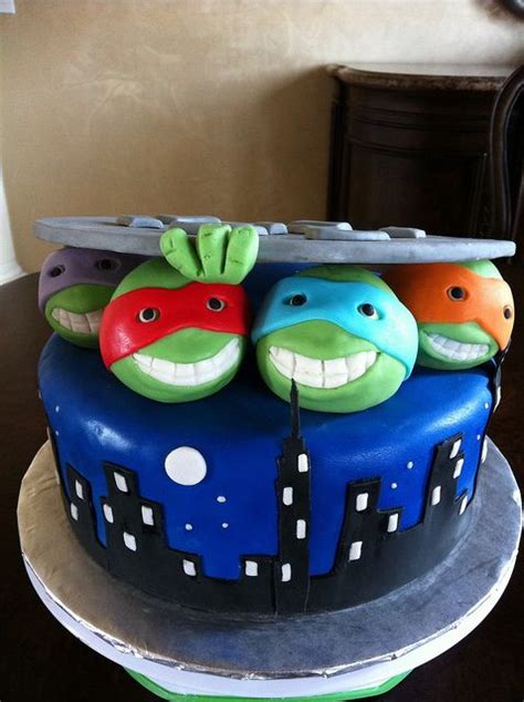 The Teenage Mutant Ninja Turtles Cake By Lilys Cakes Via Flickr