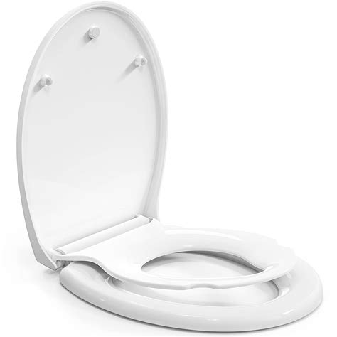 Buy Pipishell Toilet Lid with Soft Close Mechanism, Toilet Lid