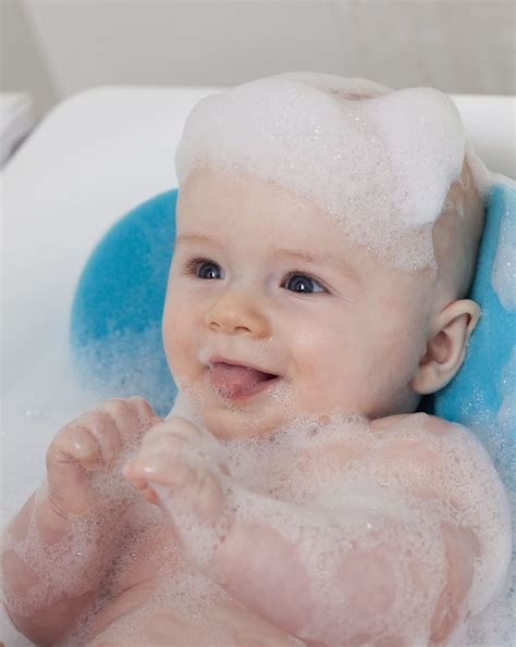 Closeup Photography Bathing Baby Plastic Bather Child Baby